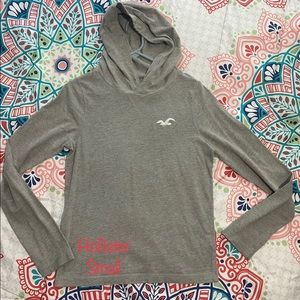 Hollister Long Sleeve hooded t-shirt Men’s Small